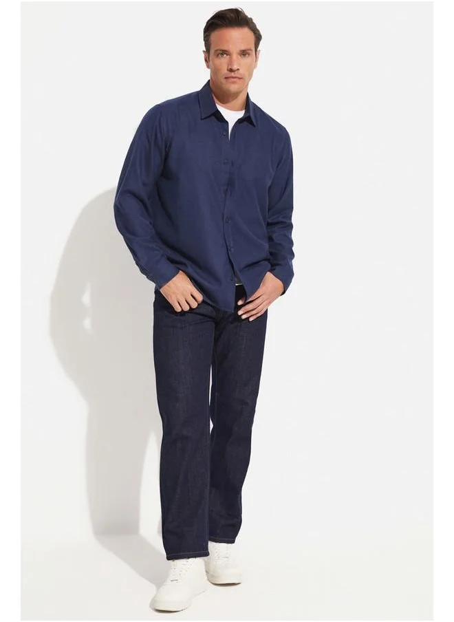 JUNE June Men Shirt Indigo