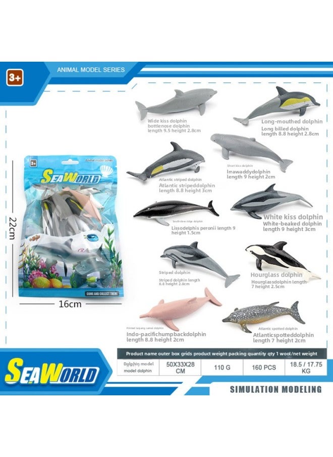 Generic - Simulation Ancient Marine Biological Static Model Mini Sardine Swordfish Great White Shark Shell Color Bag Ornaments-Color:BL-1031D Pelagic Fish 63g - Image 1