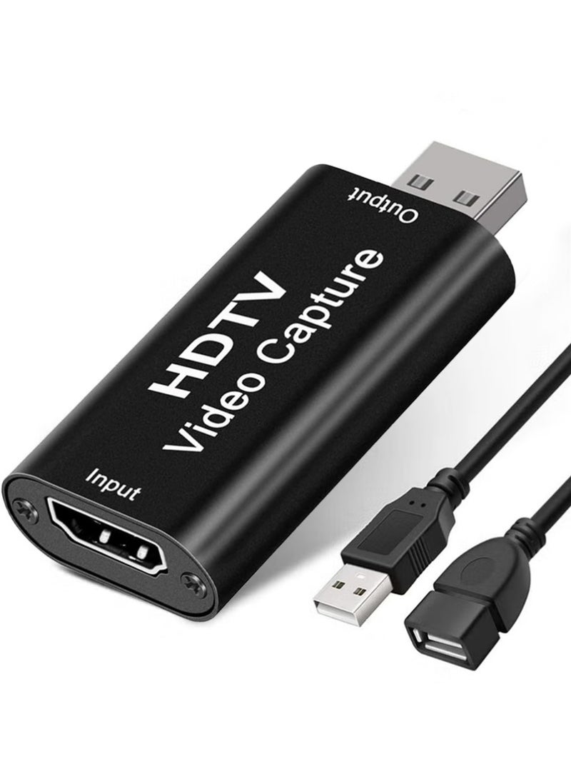 إكس ليفيل 4K HDMI بطاقة التقاط الفيديو ، بطاقة كام لعبة التقاط بطاقة التقاط الصوت محول HDMI إلى جهاز التقاط التسجيل USB 2.0 للبث المباشر والبث الحي ومؤتمر الفيديو والتدريس والألعاب - Image 1