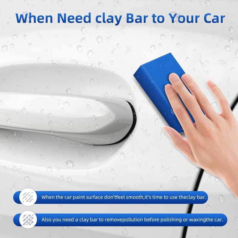 IPELY 4 Pack 100g Car Clay Bar Auto Detailing Magic Clay Bar Cleaner for Car Wash Car Detailing Clean - Image 5