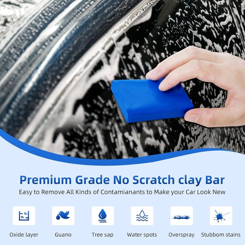 IPELY 4 Pack 100g Car Clay Bar Auto Detailing Magic Clay Bar Cleaner for Car Wash Car Detailing Clean - Image 2
