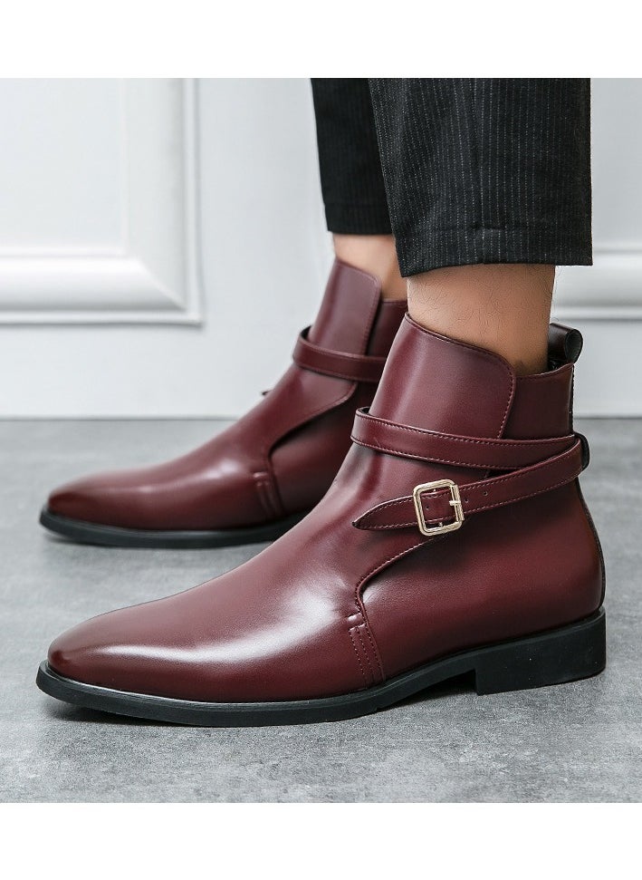 Shougu Versatile Retro Casual Leather Shoes  - Image 1