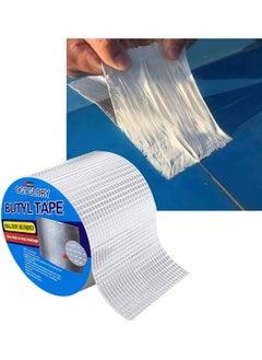 RACO RACO Aluminum Foil Butyl Tape, Professional 2in16.4ft Super Waterproof Tape for Pipe Rupture/SurfaceCrack/Metal/RoofLeak/Window Seal  - Image 1