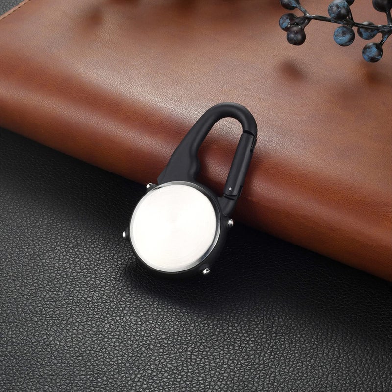 Lancardo Clip on Multi-Function Digital Carabiner Watch Backpack Fob Watch for Men and Women with Alarm Clock Date Week for Nurses Doctors Chefs Climbers Home Office Outdoor Use - Image 3