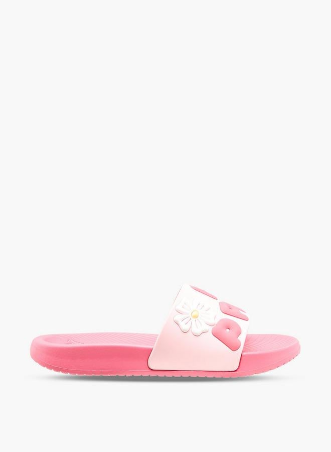 Kappa Girls Floral Print Slides - Image 2
