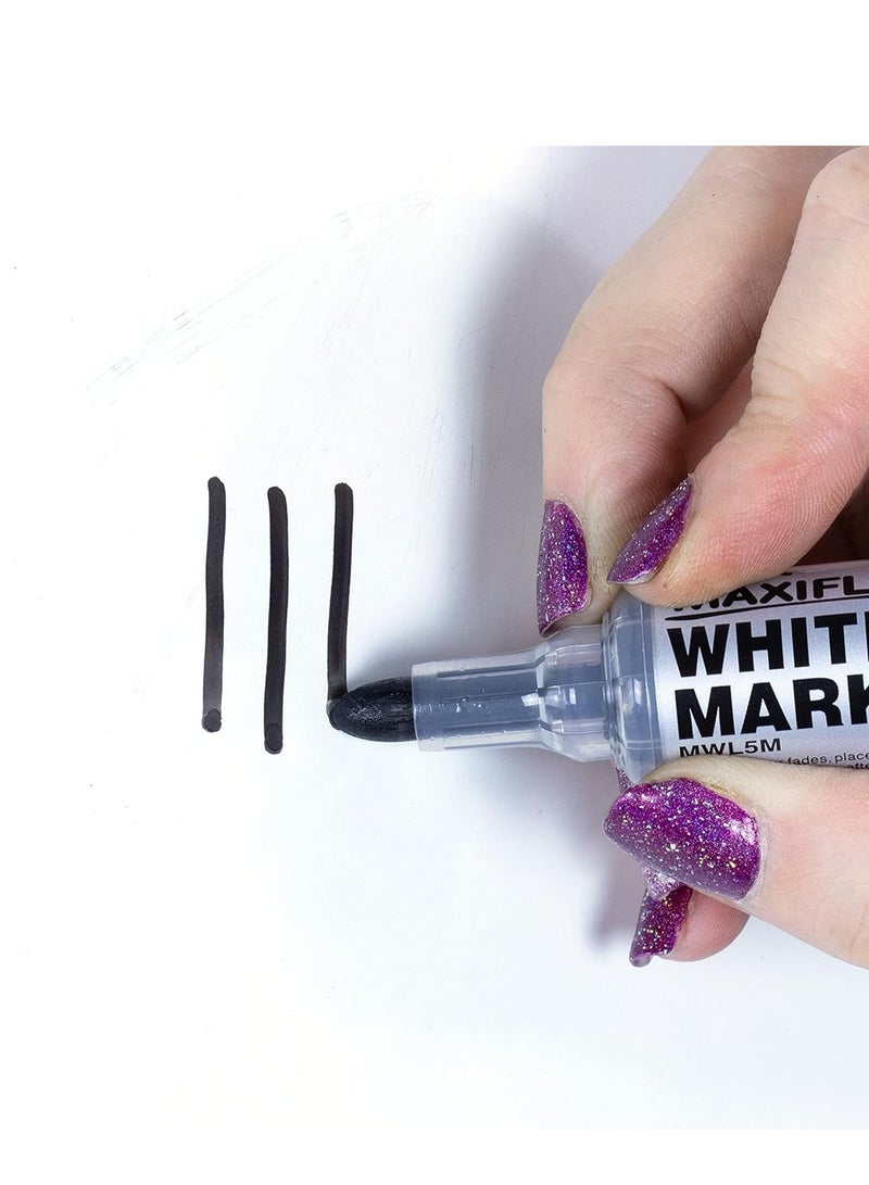 Pentel 12 قطعة من أقلام التحديد القابلة للمسح ماكسي فلو رأس دائري أخضر - Image 5