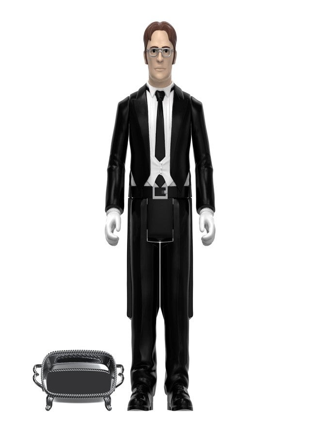Super7 The Office Threat Level Midnight Dwight Schrute as Samuel L. Chang 3.75 in Reaction Figure - Image 2