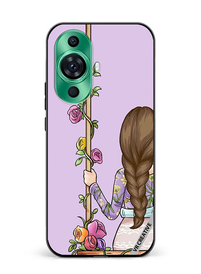 VR CREATIVE Protective Case Cover For Huawei nova 11 Beautiful Girl Looking Front Design Multicolour - Image 1