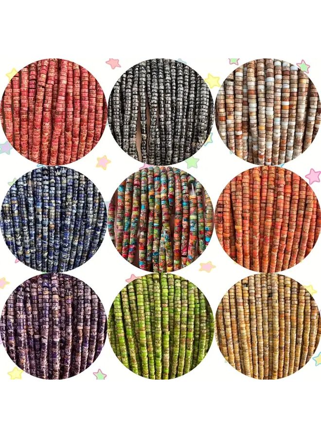 Goddess Of The Moon Timer Handcrafted Precision Natural Cylinder Spacer Beads Loose Beads Accessories Innovative Design Stone Texture Premium Jewelry Supplies High Quality Source Factory DIY Bracelet Necklace Craft Kit Light Luxury Gift Set 2x4mm - Image 1