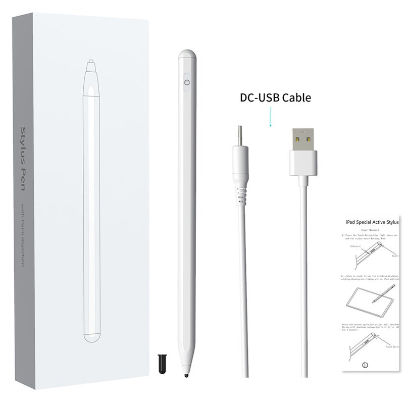 Stylus Pen: Black, Magnetic Adsorption, Long Endurance Time - Rechargeable Stylus For Ios And Android Mobile Phones, Tablets, Ipads - Image 5
