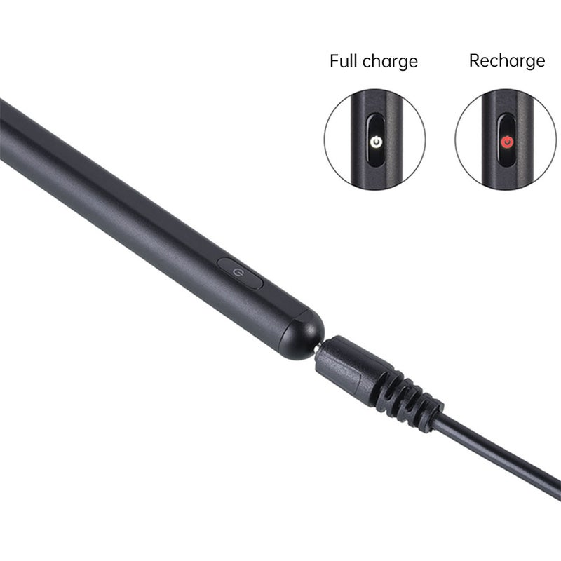 Stylus Pen: Black, Magnetic Adsorption, Long Endurance Time - Rechargeable Stylus For Ios And Android Mobile Phones, Tablets, Ipads - Image 2