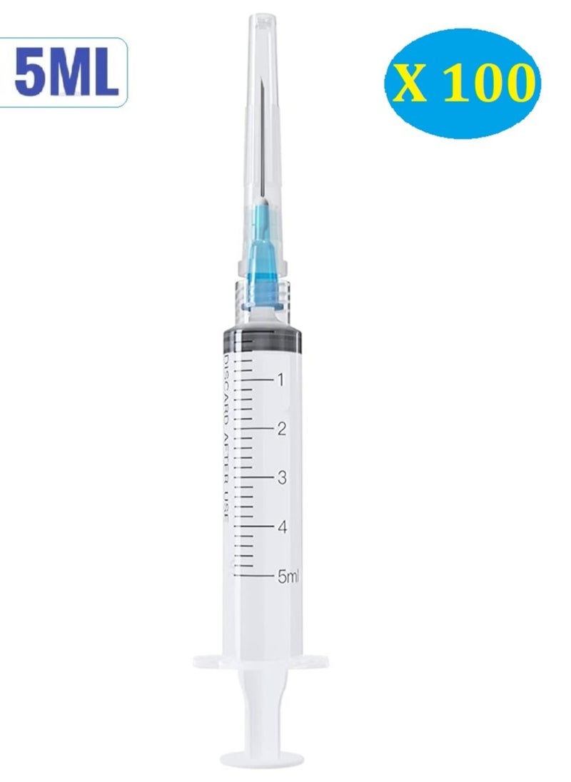 Generic Medical Disposable Syringe 5 ml With Needle, Individually Sealed (Box 100 Pieces)  - Image 1