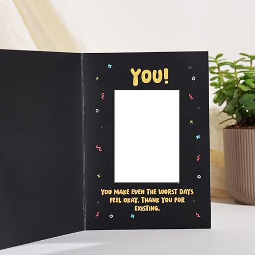 Oye Happy - New Year Mirror Card with Heartfelt Gratitude | The Only Good Thing About 2025 Is | Perfect for Loved Ones, Family & Friends - Image 4