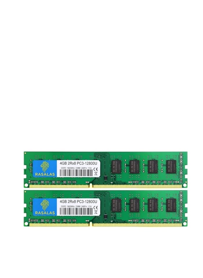 Generic Rasalas PC3L-12800U 8GB 2X 4GB DDR3 1600 RAM 8GB PC3L 12800 DDR3 8GB 2Rx8 DDR3 Udimm 1.35V CL11  - Image 1