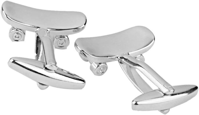 Vcufflinks Skateboard Skateboarder Pair Cufflinks - Image 3