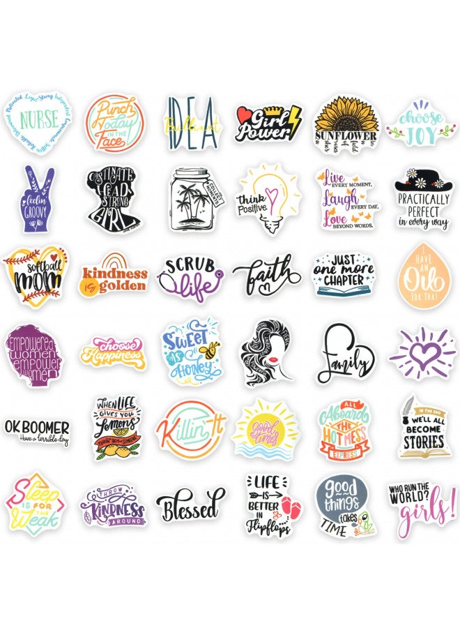 CoCube+ 100 PCS Inspirational Quote Stickers,Motivational Stickers for Adults Teens Students,Inspirational Stickers for Vision Board Journaling Scrapbooking Water Bottles - Image 4