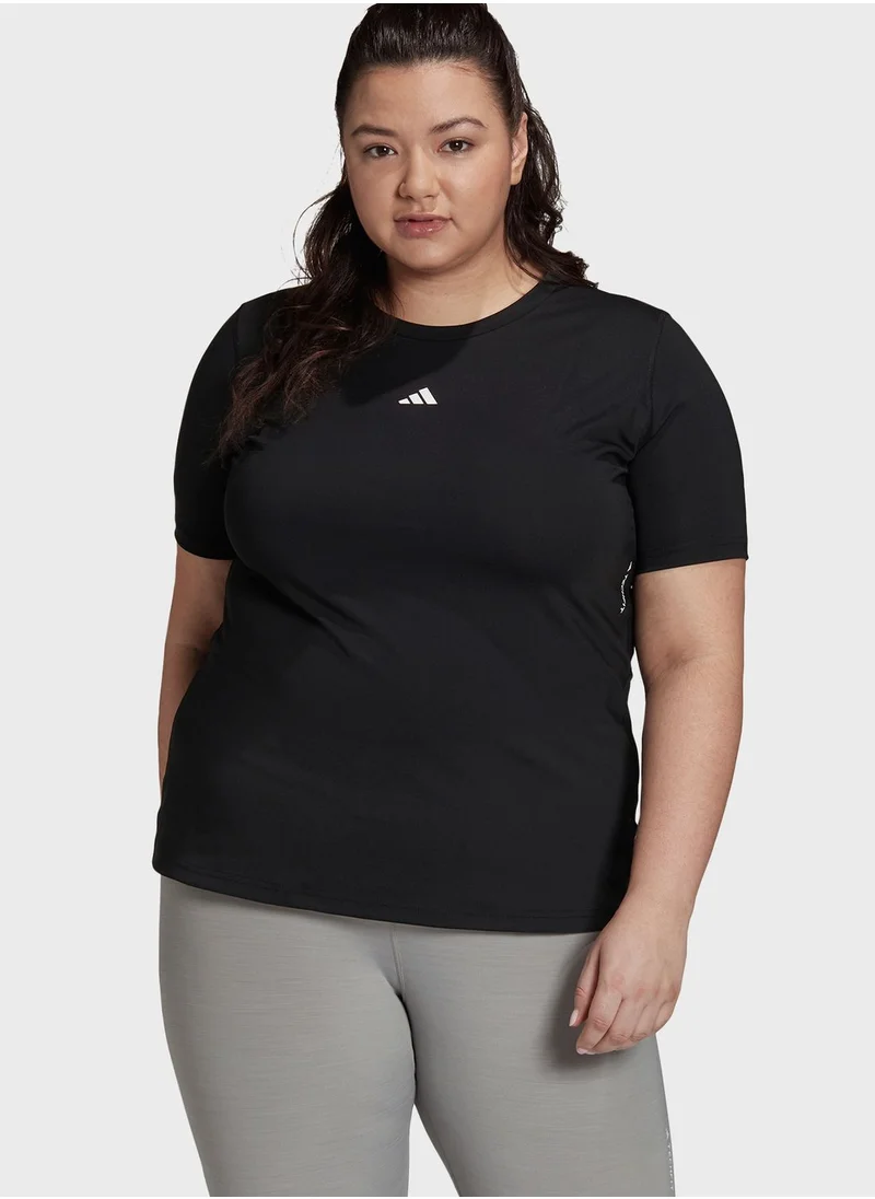 Adidas Techfit Short Sleeve Training T-Shirt (Plus Size)