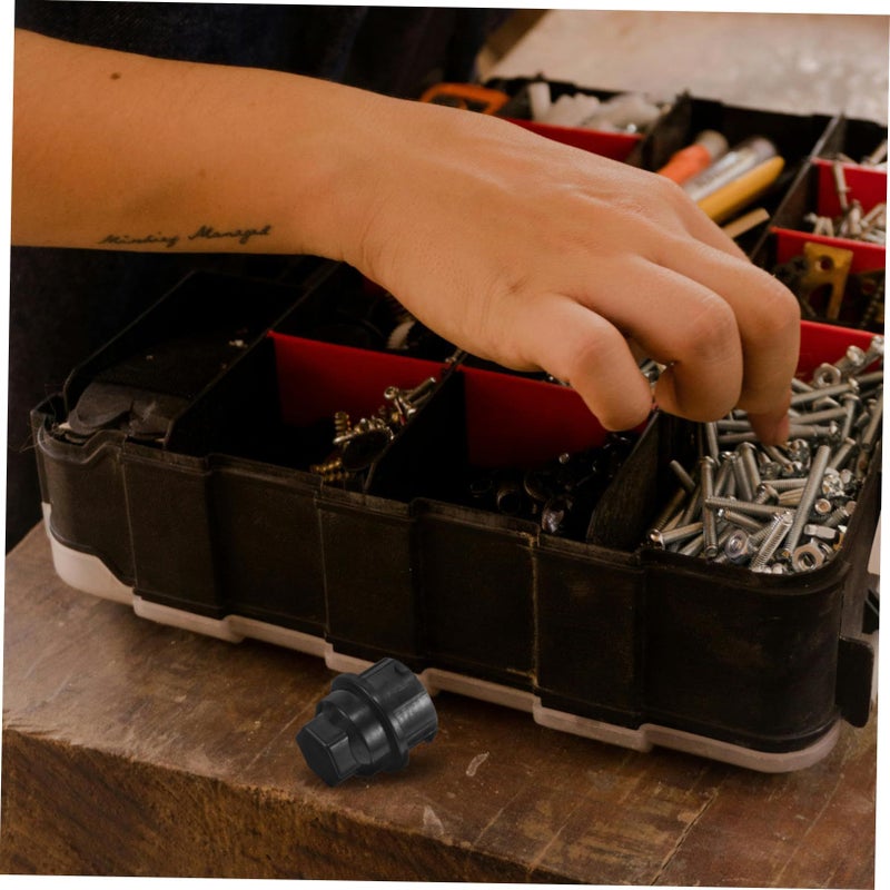 10Pcs Black Plastic Wheel Lug Nut Covers For Car Tires Easy Installation Fit Protects - Image 5