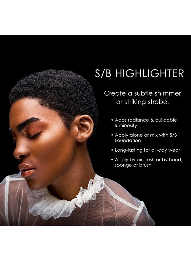 Temptu S/B Airbrush Highlighter , White Shimmer , 1 Fl Oz - Image 4