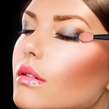 SOLDTRUEDisposable DoubleSided Oval Makeup Eye Shadow Brush Sponge Applicator 12Brushes - Image 5