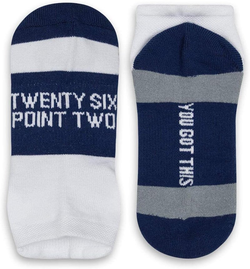 Gone For a Run Inspirational Ankle Socks for Women - Affirmation - Fun Running Socks - Runners Gifts & Motivation - Image 1