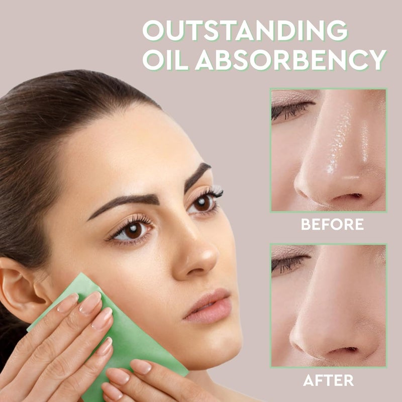 GUBB Blotting Paper for Oily Skin  100 Oil Absorbing Sheets For Men  Women  Doesnt Smudge Makeup  Oil Blotting Sheets for Face  PocketSized Oil Blotting Papers for OnTheGo Use  Assorted - Image 3
