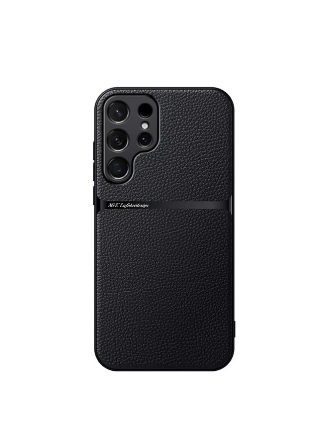 اس-توب جراب لهاتف Samsung Galaxy S23 Ultra 5G مصنوع من جلد الليتشي المغناطيسي بتغطية كاملة ومضاد للصدمات - Image 1