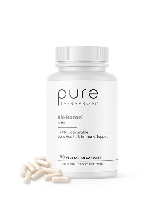 Pure TheraPro Rx Bio Boron 10mg, 3 Months Supply - Bororganic Glycine Boron for Men & Women - Premium Formula for Bone Health, Joint Flexibility, Cardiovascular Function & Immunity Support - Image 1