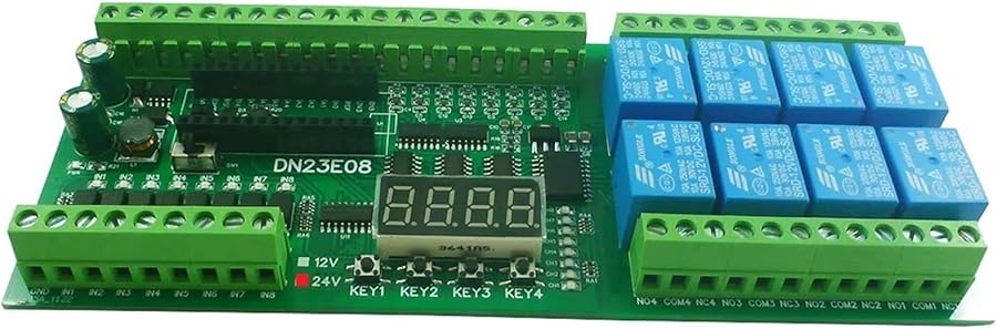 Generic Rtu Generic Modbus RTU PLC IO Expansion Board 8DI 8AI 4 20MA 0 10V RS485 ...