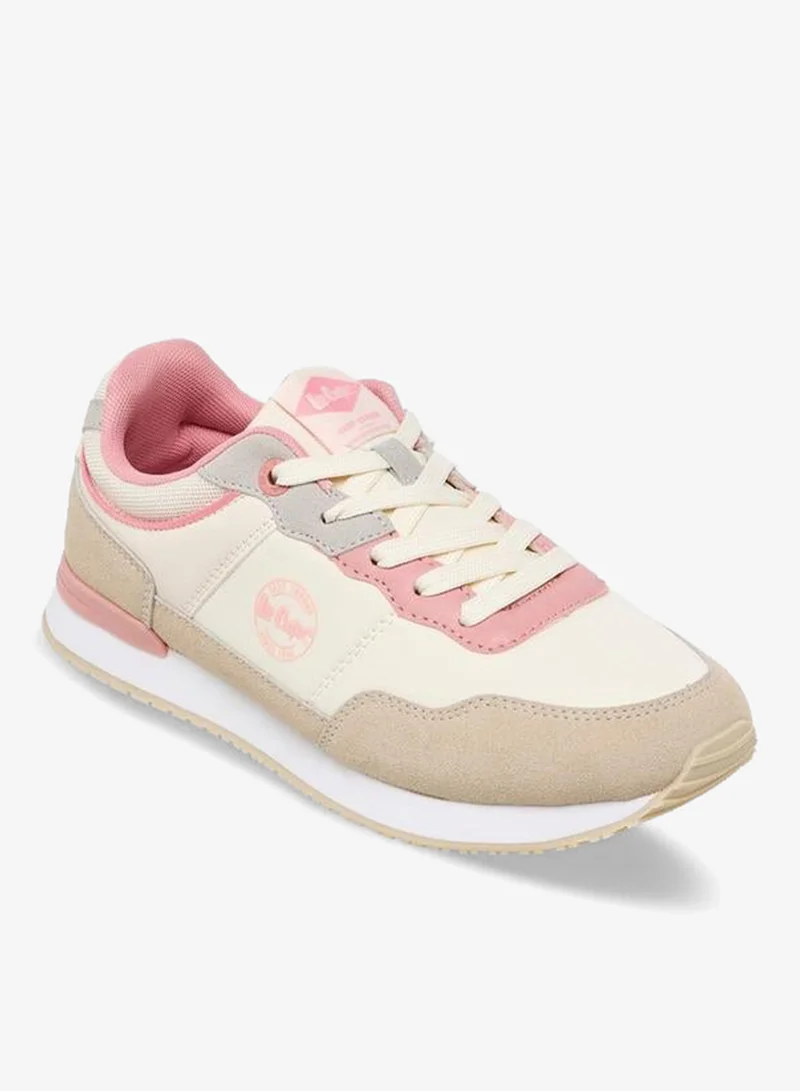 لي كوبر Girls Lace-Up Ankle School Sneakers