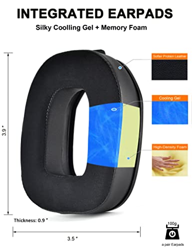 defean A50 Gen 4 Mod Kit - defean Replacement Earpads and Headband Compatible with Astro A50 Gen 4 Headset,Ear Cushions, Upgrade High-Density Noise Cancelling Foam, Added Thickness - Image 3
