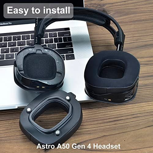defean A50 Gen 4 Mod Kit - defean Replacement Earpads and Headband Compatible with Astro A50 Gen 4 Headset,Ear Cushions, Upgrade High-Density Noise Cancelling Foam, Added Thickness - Image 4