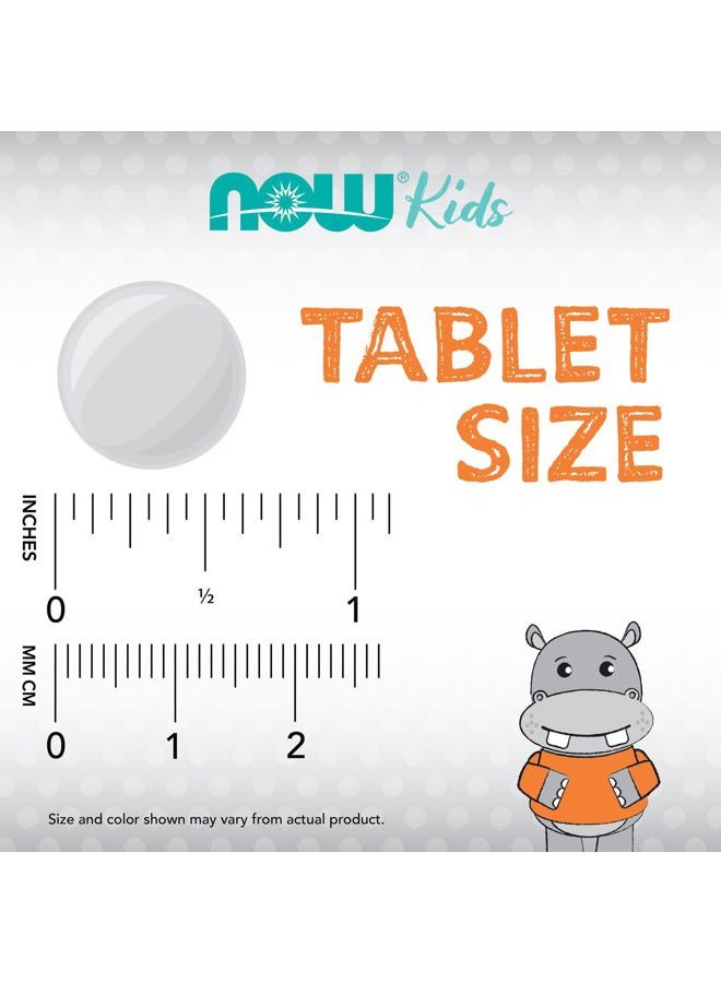 NOW Kids Supplements, Kid Vits Multivitamin, Berry Lemonade Flavor, 120 Chewable Tablets - Image 4