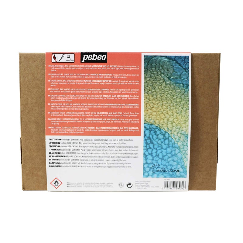 Pebeo 758431 Fantasy Prisme Collection Set, Assorted, 10X45ML - Image 3