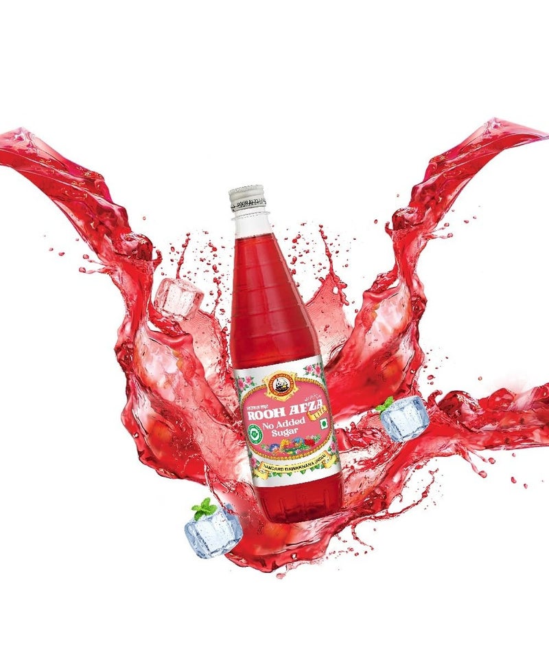 Hamdard ROOH AFZA LITE No Added Sugar 750 ml - Image 1