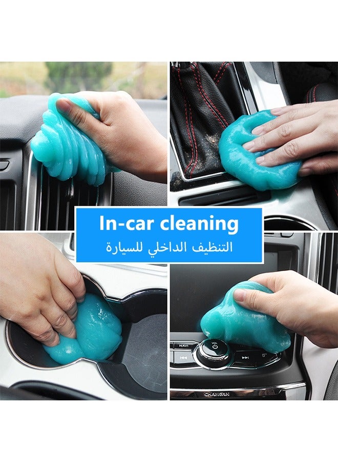 Cleaning Gel for Car, Car Cleaning Kit Universal Detailing Automotive Dust Car Crevice Cleaner Auto Air Vent Interior Detail Removal Putty Cleaning Keyboard Cleaner for Car Vents, PC, Laptops - Image 3