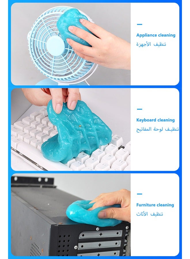 Cleaning Gel for Car, Car Cleaning Kit Universal Detailing Automotive Dust Car Crevice Cleaner Auto Air Vent Interior Detail Removal Putty Cleaning Keyboard Cleaner for Car Vents, PC, Laptops - Image 4