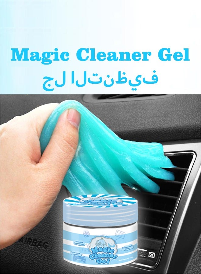 Cleaning Gel for Car, Car Cleaning Kit Universal Detailing Automotive Dust Car Crevice Cleaner Auto Air Vent Interior Detail Removal Putty Cleaning Keyboard Cleaner for Car Vents, PC, Laptops - Image 1