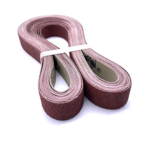 SHUTTLE GENIUS 1-Inch x 42-Inch Sanding Belt, 80 Grit Aluminum Oxide Sanding Belts, Belt Sander Belt Sandpaper 80 Grit, 24 Pack (1x42 Inch, 80 Grit) - Image 5