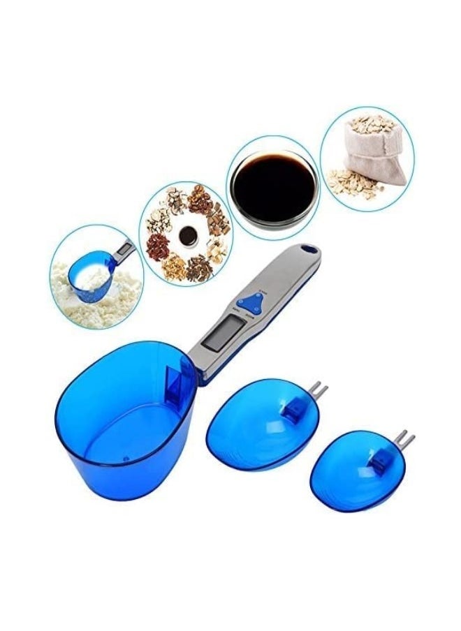 PENG GENERAL Digital Spoon Scale with 3 Measuring Spoons Weighing  - Image 3