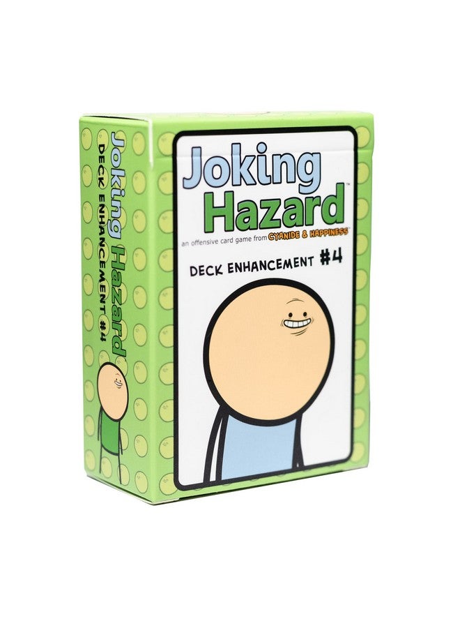 جوكنغ هازارد تعزيز المجموعة رقم 4 - التوسعة الرابعة لبطاقة بناء هزلية Joking Hazard - لعبة حفلات من Cyanide and Happiness من 3 إلى 10 لاعبين، باللون الأخضر - Image 3