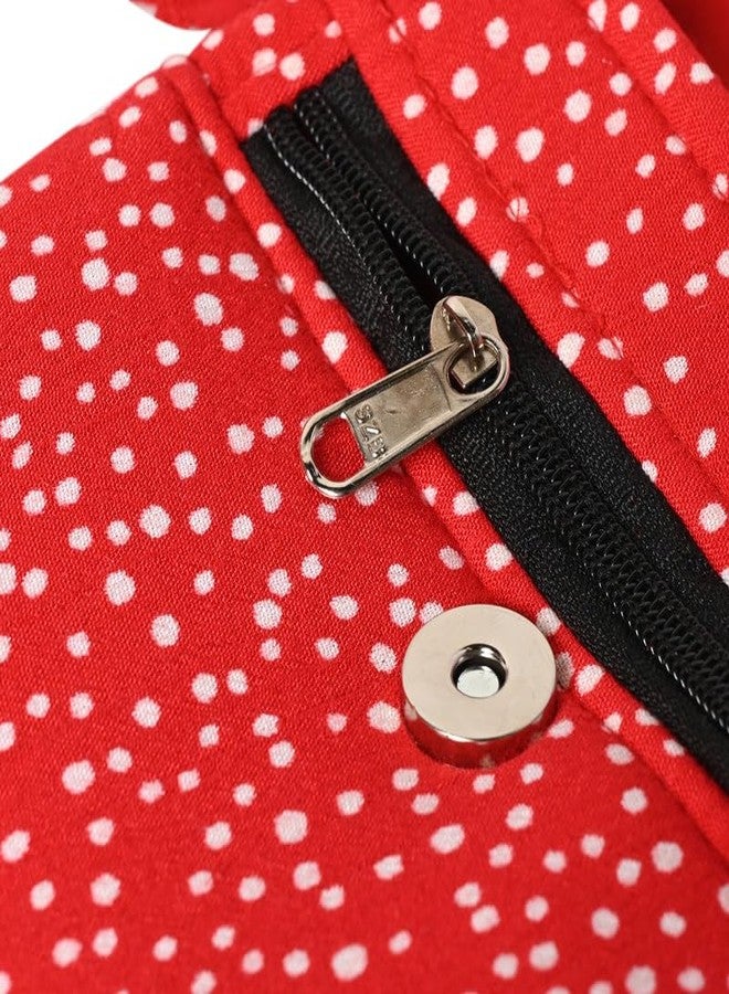 Coco Candy Women's Casual Lightweight Stylish Handbag | Polka dot Red & White Sling Bag for Women - Perfect for Daily Use - Image 3