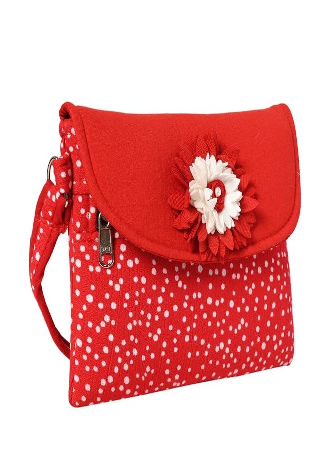 Coco Candy Women's Casual Lightweight Stylish Handbag | Polka dot Red & White Sling Bag for Women - Perfect for Daily Use - Image 2