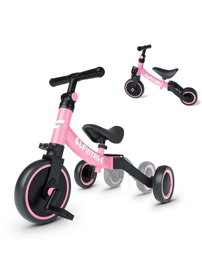 besrey 5 in 1 Toddler Bike for 1 Year to 4 Years Old Kids, Toddler Tricycle Kids Trikes Tricycle, Toys for Boy & Girl, Balance Training, Removable Pedals - Image 1