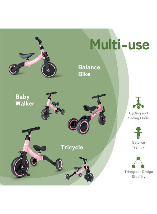 besrey 5 in 1 Toddler Bike for 1 Year to 4 Years Old Kids, Toddler Tricycle Kids Trikes Tricycle, Toys for Boy & Girl, Balance Training, Removable Pedals - Image 2