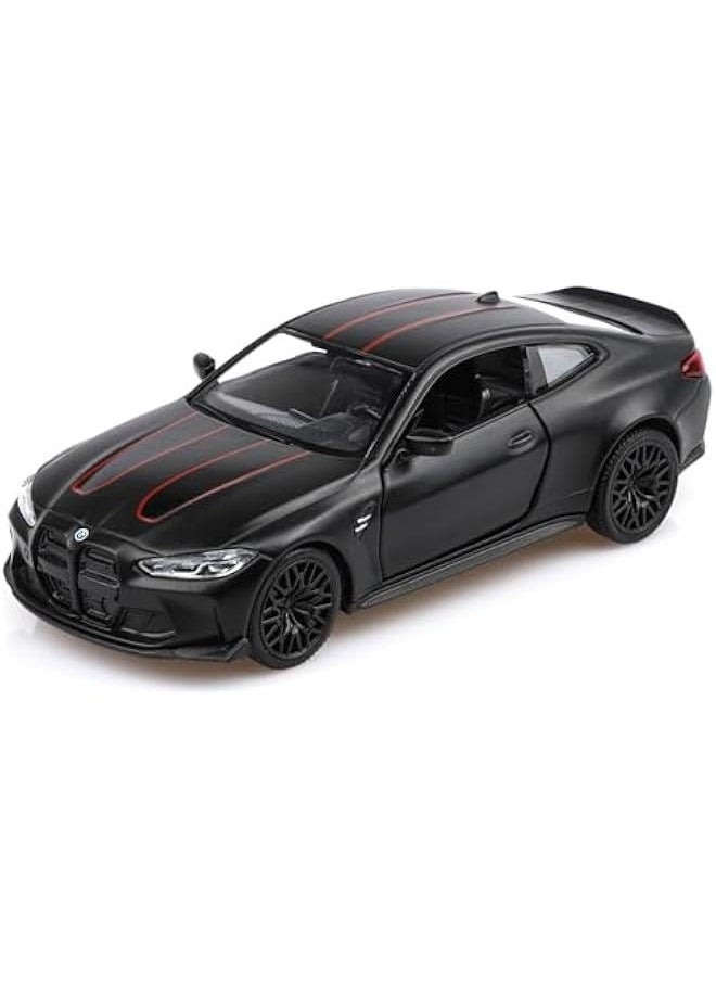 Generic - 1/36 Scale BMW M4 Diecast Model Cars,Pull Back Vehicles BMW Toy Cars,Cars Gifts for Boys Girls(Black) - Image 1