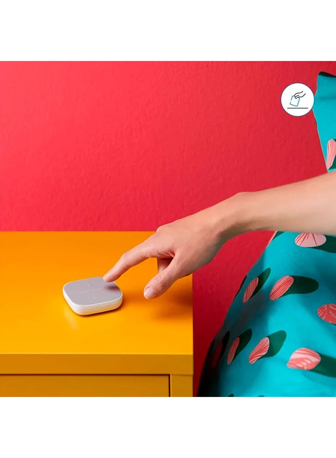 Wiz Portable Smart Button,Wireless Wall Switch for WiZ Smart Lights, Magnetic Back, Works with WiFi, Alexa & Google Assistant-Eu Plug - Image 5