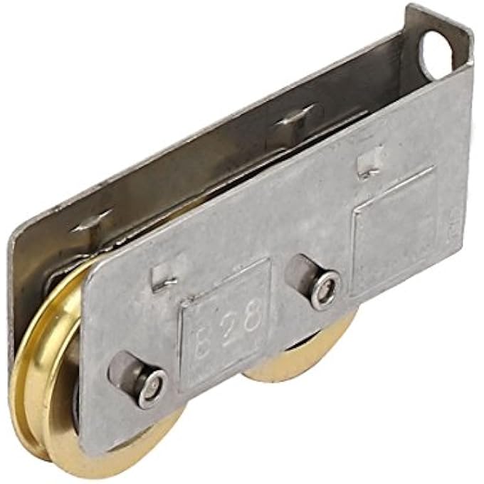 1.1-Inch Double Rollers Sliding Door Window Sash Wheel Pulley (3Ea36E12Ed85078916391175658Aaec7) - Image 3