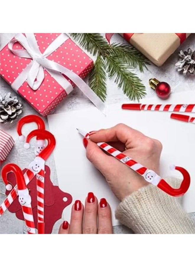 12 قطعة - قلم حبر جاف على شكل عصا حلوى - Image 2