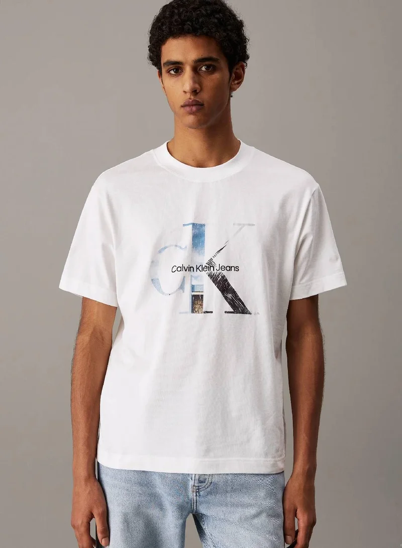 Monogram Photo Print T-Shirt